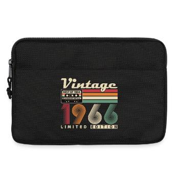 Original 1966 Vintage Vintage Anniversaire Rétro - Sacoche pour ordinateur portable 13 pouces - noir - Devant