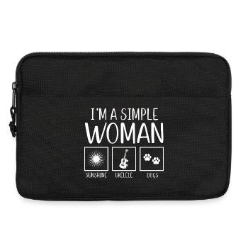 Hawaiian Ukulele Uke I'm A Simple - Laptoptasche 13" - Schwarz - Vorne