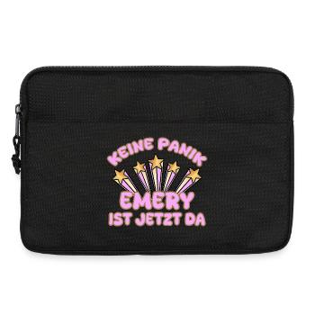 Nom de femme Emery - Sacoche pour ordinateur portable 13 pouces - noir - Devant
