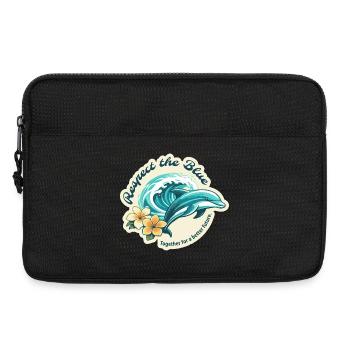 Protect the Blue - Dolphin - Laptop bag 13" - black - Front