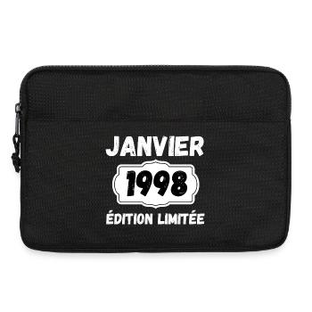 January 1998 Limited Edition Anniversary - Laptop bag 13" - black - Front