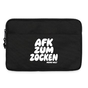 AFK Zum Zocken – Meine Welt - Sacoche pour ordinateur portable 13 pouces - noir - Devant