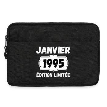 Janvier 1995 Édition Limitée Anniversaire - Sacoche pour ordinateur portable 13 pouces - noir - Devant