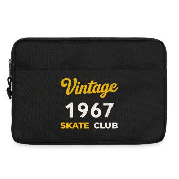 Cadeau rétro vintage de l’année de naissance rétro du Skate Club 1967 - Sacoche pour ordinateur portable 13 pouces - noir - Devant