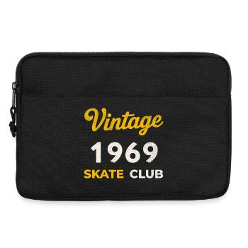 Année de naissance rétro vintage du Skate Club 1969 - Sacoche pour ordinateur portable 13 pouces - noir - Devant