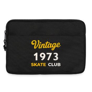 Vintage 1973 Skate Club Retro Geburtsjahr - Laptoptasche 13" - Schwarz - Vorne