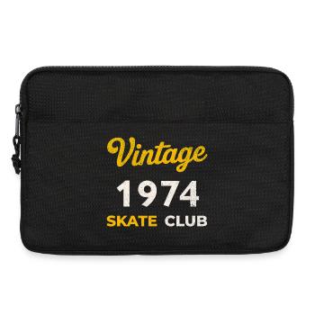 Vintage 1974 Skate Club Retro Birth Year Gift - Laptop bag 13" - black - Front