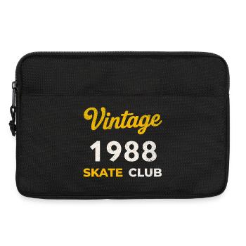Vintage 1988 Skate Club Retro Geburtsjahr Geschenk - Laptoptasche 13" - Schwarz - Vorne