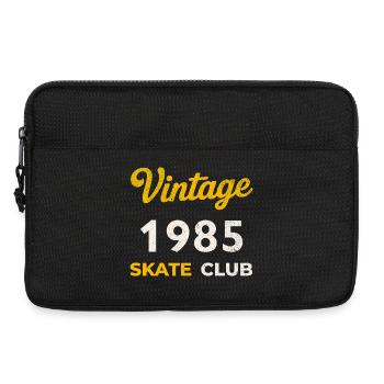 Vintage 1985 Skate Club Retro Geburtsjahr Geschenk - Laptoptasche 13" - Schwarz - Vorne