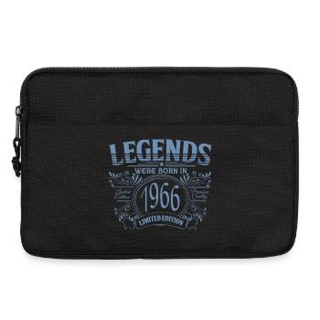 60th Birthday Legends 1966 Vintage Premium Quali - Laptop bag 13" - black - Front