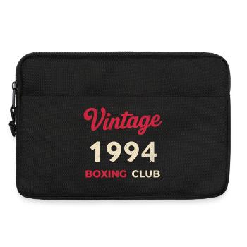 Vintage 1994 – Boxing Club Retro Geburtsjahr - Laptoptasche 13" - Schwarz - Vorne