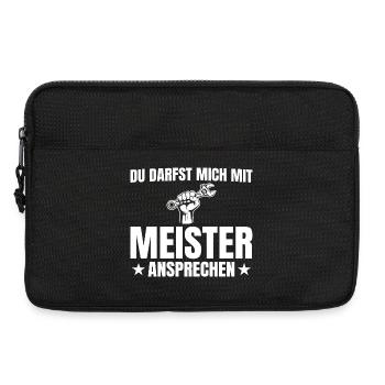 Master craftsman's examination passed Automotive Mechatronics Technician Master - Laptop bag 13" - black - Front