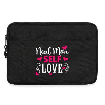 Need More Self Love Motivationsdesign - Laptoptasche 13" - Schwarz - Vorne