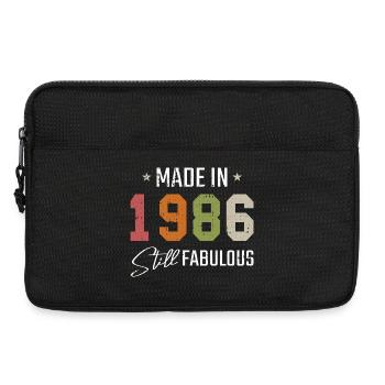 Made in 1986 Still Fabulous - Laptop bag 13" - black - Front