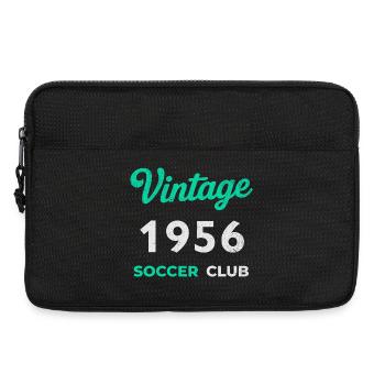 Vintage 1956 – Soccer Club Retro Birth Year - Laptop bag 13" - black - Front