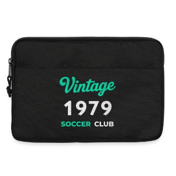 Vintage 1979 – Soccer Club Retro Birth Year - Laptop bag 13" - black - Front