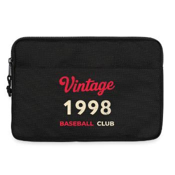 Vintage 1998 – Baseball Club Retro Geburtsjahr - Laptoptasche 13" - Schwarz - Vorne