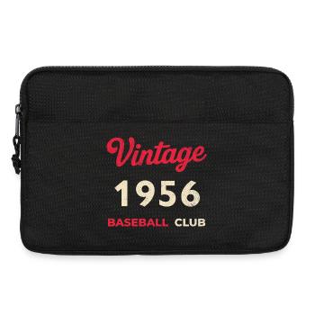 Vintage 1956 – Baseball Club Retro Geburtsjahr - Laptoptasche 13" - Schwarz - Vorne