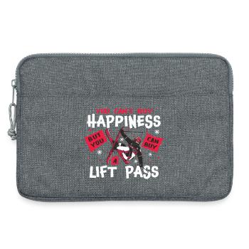 Happiness Skiing Freestyle Lift Pass - Happy Ski - Laptoptasche 13" - Grau meliert - Vorne