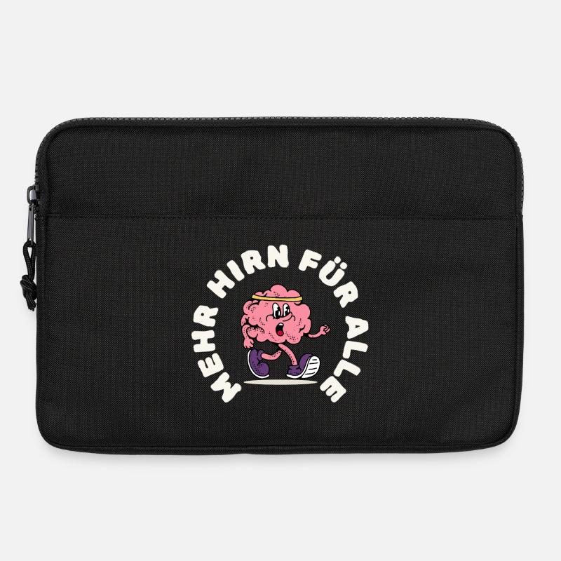 Running Brain with Headband - Laptop bag 13" - black