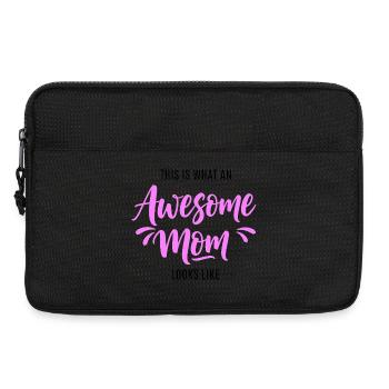This is what a great mom looks like mom gift - Laptop bag 13" - black - Front