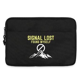 Signal perdu – Trouvé - Sacoche pour ordinateur portable 13 pouces - noir - Devant
