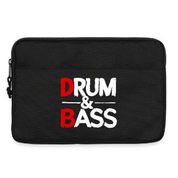 Drum & Bass / Rum & Ass Distressed - Sacoche pour ordinateur portable 13 pouces - noir - Devant