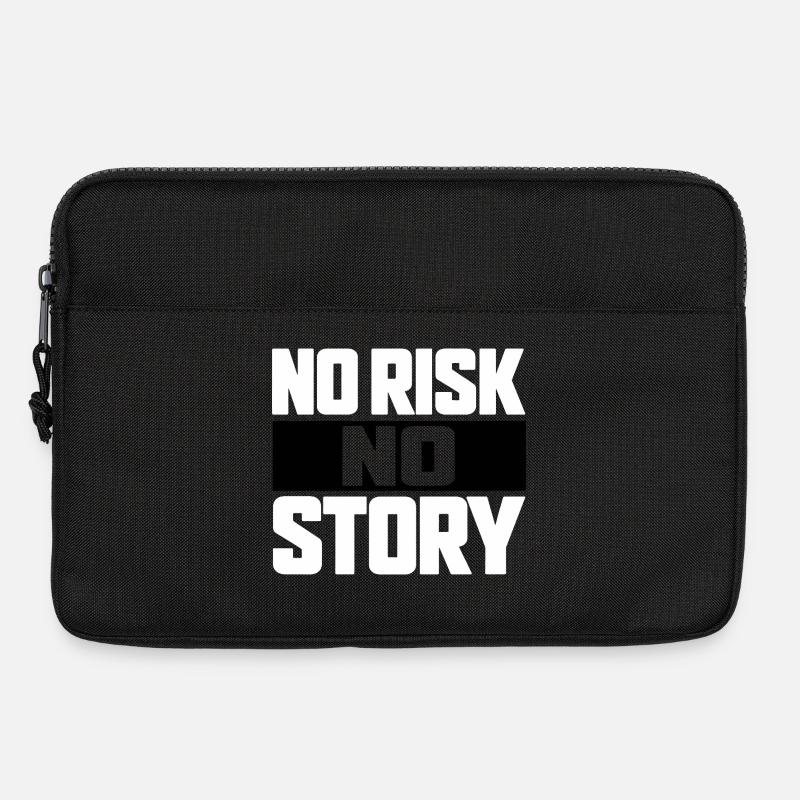 No Risk No Story - Laptoptasche 13" - Schwarz