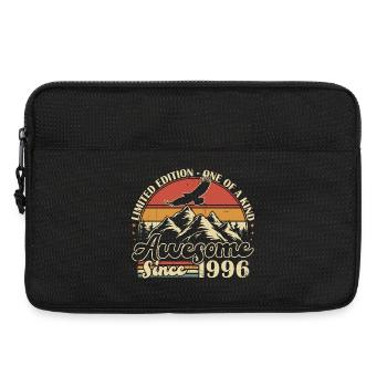 Cadeau d’anniversaire vintage vintage rétro 1996 - Sacoche pour ordinateur portable 13 pouces - noir - Devant