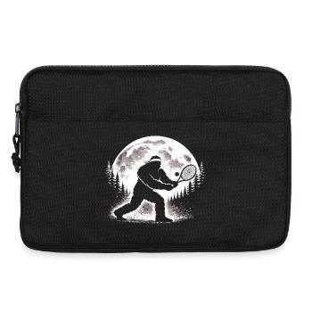 Joueur de tennis Bigfoot - Sacoche pour ordinateur portable 13 pouces - noir - Devant