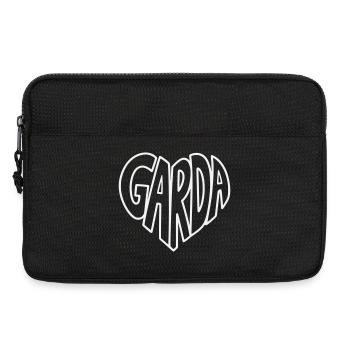 Logo de police Cœur de la Garda - Sacoche pour ordinateur portable 13 pouces - noir - Devant