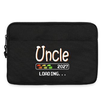 Werdender Onkel 2027 loading ich werde Onkel - Laptoptasche 13" - Schwarz - Vorne