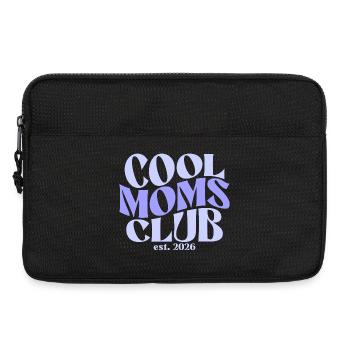 Cool Moms Club - Muttertag Mama Geschenk - Laptoptasche 13" - Schwarz - Vorne