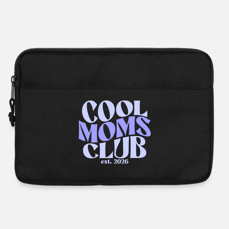 Cool Moms Club - Muttertag Mama Geschenk - Laptoptasche 13" - Schwarz