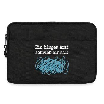 Ein Kluger Arzt Medizinstudent Praxis Ärzte Arzt - Laptoptasche 13" - Schwarz - Vorne
