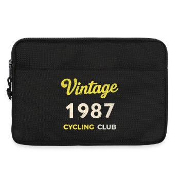 Millésime 1987 – Année de naissance rétro du Cycling Club - Sacoche pour ordinateur portable 13 pouces - noir - Devant