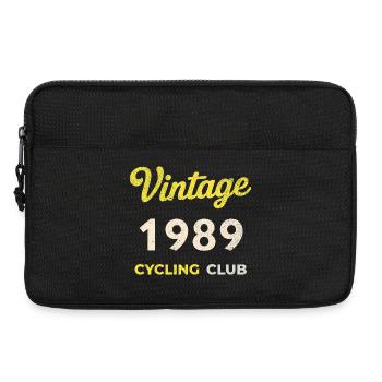 Millésime 1989 – Année de naissance rétro du Cycling Club - Sacoche pour ordinateur portable 13 pouces - noir - Devant