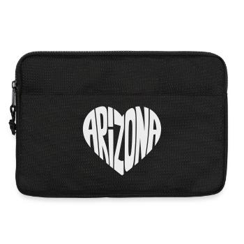 Arizona Heart Typo - Laptop bag 13" - black - Front