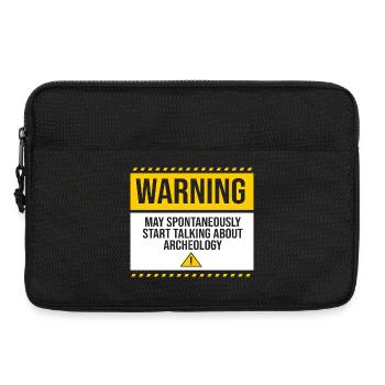 archaeology - Laptop bag 13" - black - Front