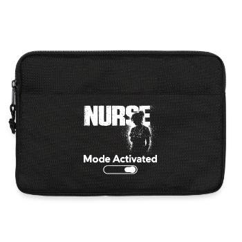 Nurse Mode Activated Shirt Funny Nurse Gift - Laptoptasche 13" - Schwarz - Vorne