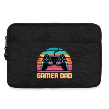 Gamer Dad Retro Controller Sunset Zocken Zocker - Laptop bag 13" - black - Front