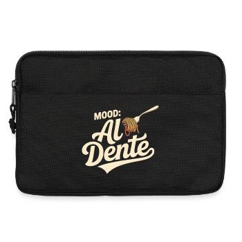Al Dente Mood | Diction des pâtes - Sacoche pour ordinateur portable 13 pouces - noir - Devant