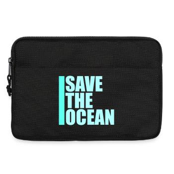 Save The Ocean Ozean Aktivismus Umwelt Statement - Laptoptasche 13" - Schwarz - Vorne