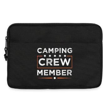 Camping Crew - Laptoptasche 13" - Schwarz - Vorne