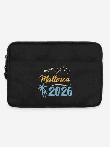 Mallorca 2026 - Laptoptasche 13" - Schwarz