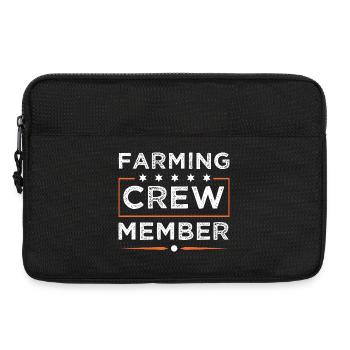 Farming Crew - Laptoptasche 13" - Schwarz - Vorne