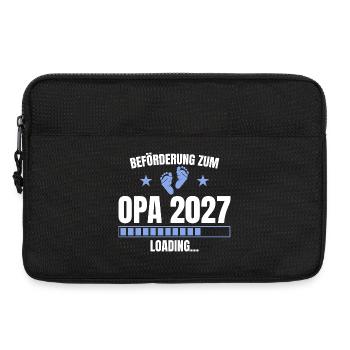 Beförderung zum Opa 2027 – Loading - Laptoptasche 13" - Schwarz - Vorne