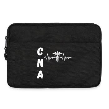 Infirmière CNA - Assistante infirmière certifiée en soins de santé - Sacoche pour ordinateur portable 13 pouces - noir - Devant