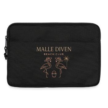 Malle Diven Beach Club Flamingo Mallorca Party - Sacoche pour ordinateur portable 13 pouces - noir - Devant