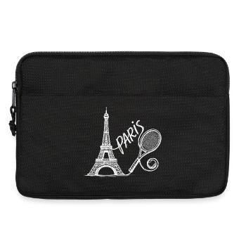 Chemise du tournoi de tennis de Paris, mode rétro de tennis - Sacoche pour ordinateur portable 13 pouces - noir - Devant